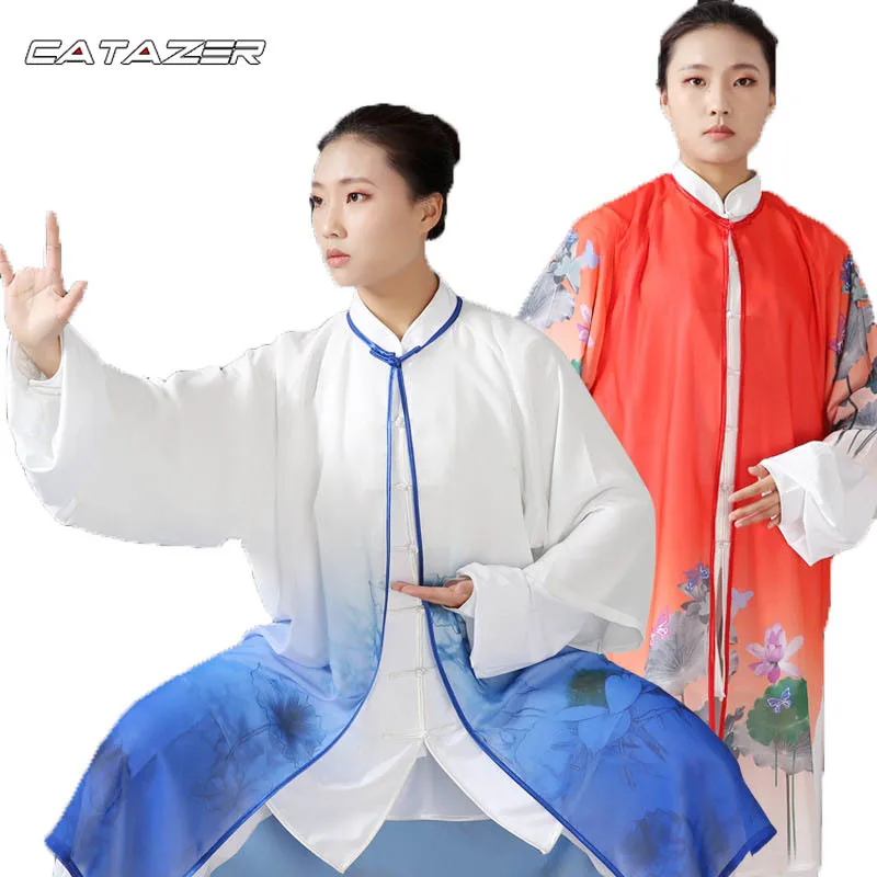 

Женская шифоновая накидка Tai Chi, платок для выступлений