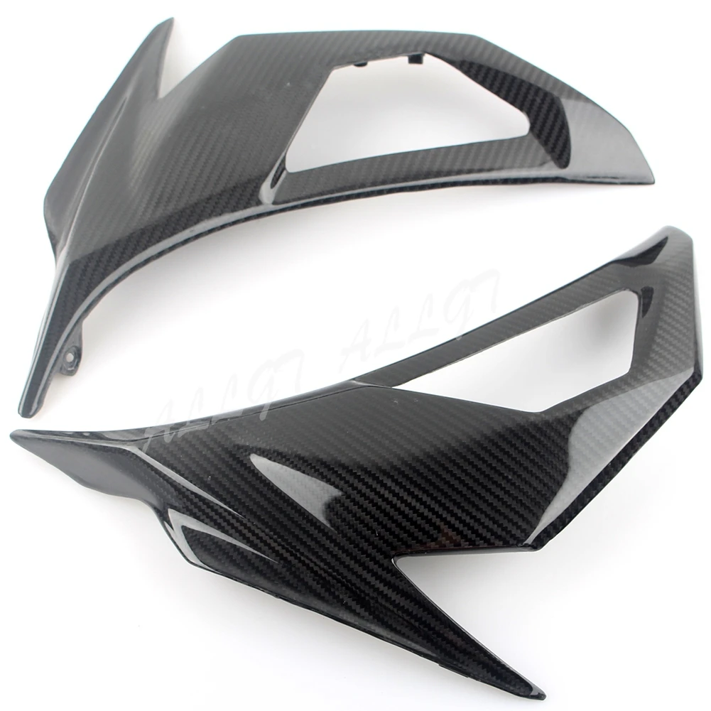 Боковой светильник покрытие обтекателя защита хомута 3K углеродное волокно