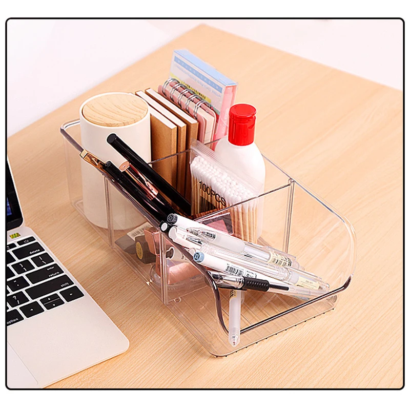 Transparent Organizer Trays Multifunctional Storage Box Durable Container For Kitchen Bedroom Bathroom Hot Drawers | Дом и сад