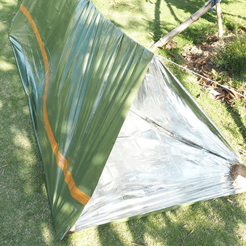 Аварийный тент для отдыха на открытом воздухе Сверхлегкий портативный Кемпинг Sos