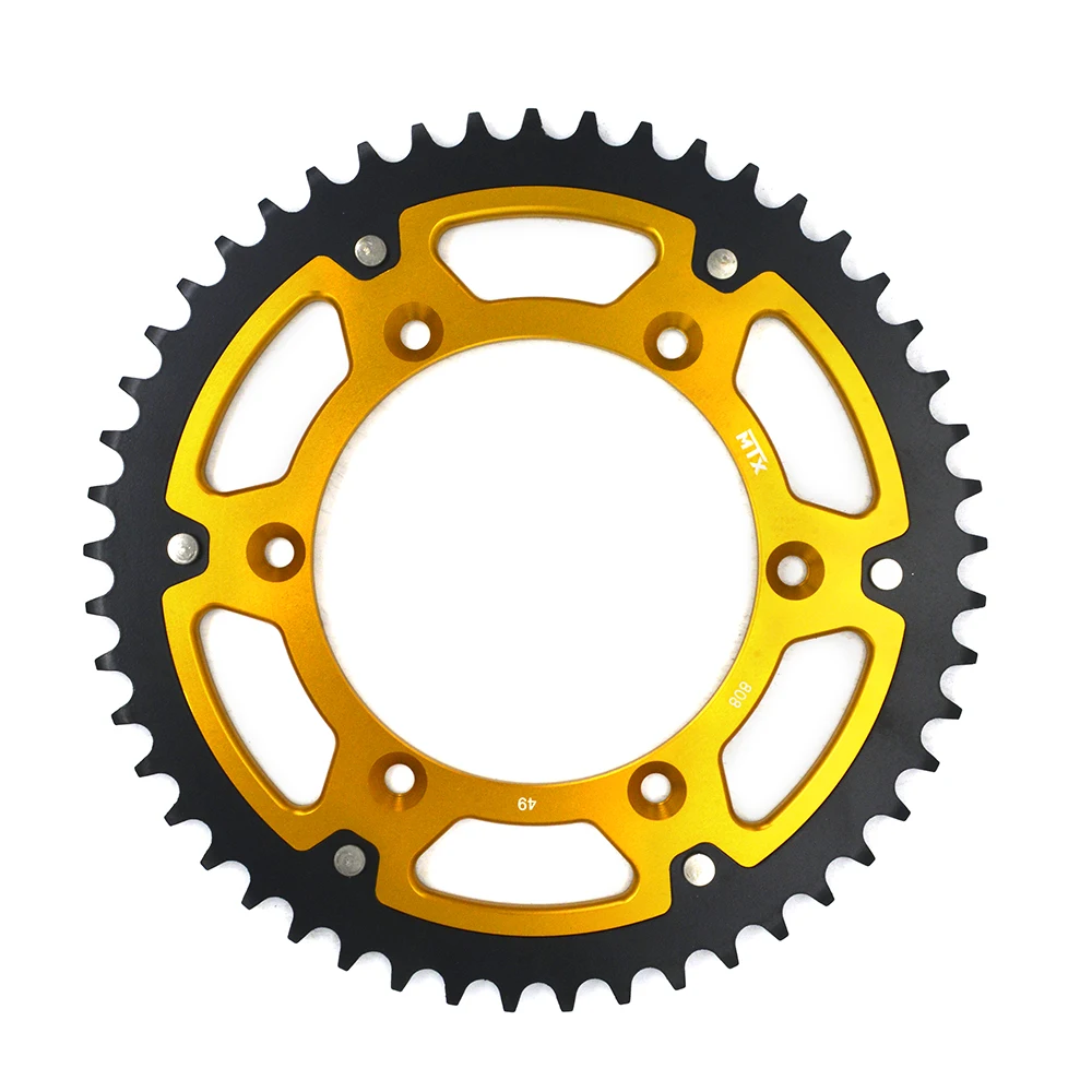 Металлическая Задняя звездочка для мотоцикла MTX 11 402 49t 50t 51t Suzuki Off Road RM125 F DR250 L