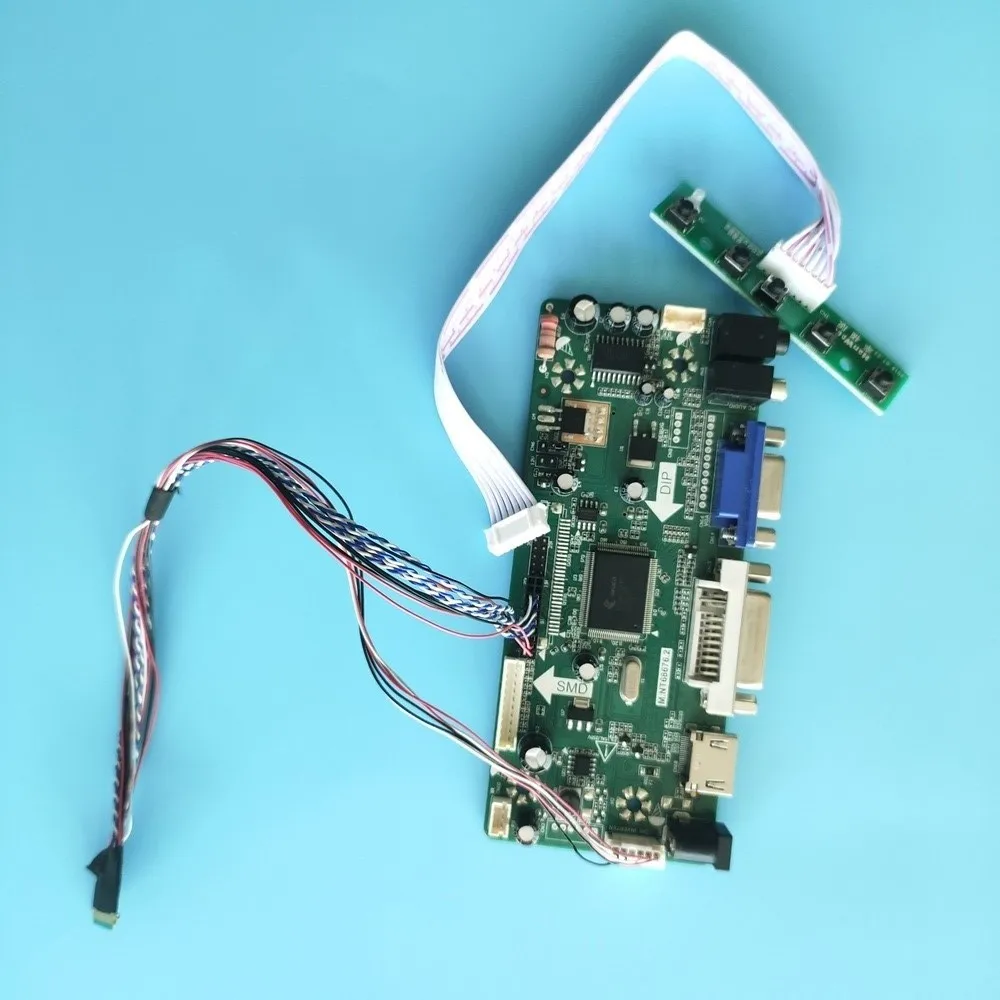 

Kit for LP156WD1-TLB2/LP156WD1-TLD1 1600x900 HDMI+DVI+VGA Controller Board Display moitor SCREEN 40pin LCD LED M.NT68676