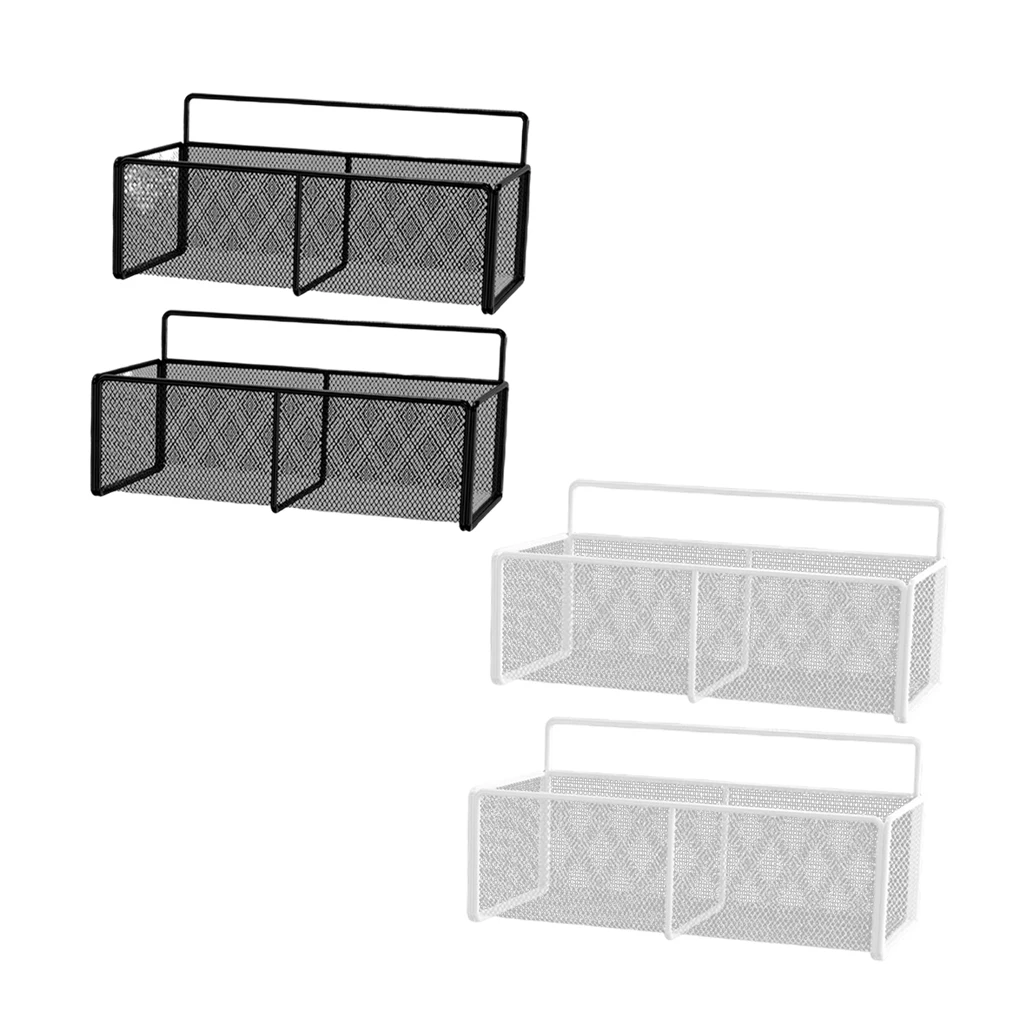 

2x Mesh Metal Shower Caddy Shelf Basket Wall Mount Rustproof for Bathroom