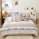 Lofuka Мода Комплект постельного белья в стиле бохо высокого качества с принтом с милым рисунком для малышей с новогодней елкой, лёгкие женские туфли в цветочек двуспальное постельное белье Dovet Крышка