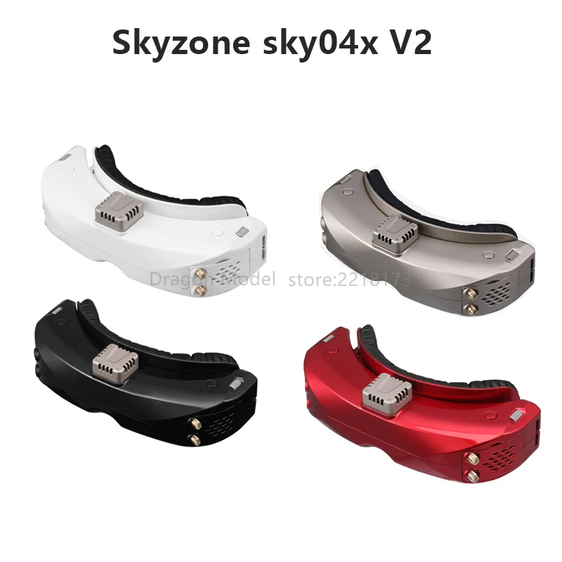 

SKYZONE SKY04X V2 OLED 5.8GHz 48CH Steadyview Receiver 1280X960 Drone toys w/ Head Tracker Fan FPV Goggles For RC Mini Drones