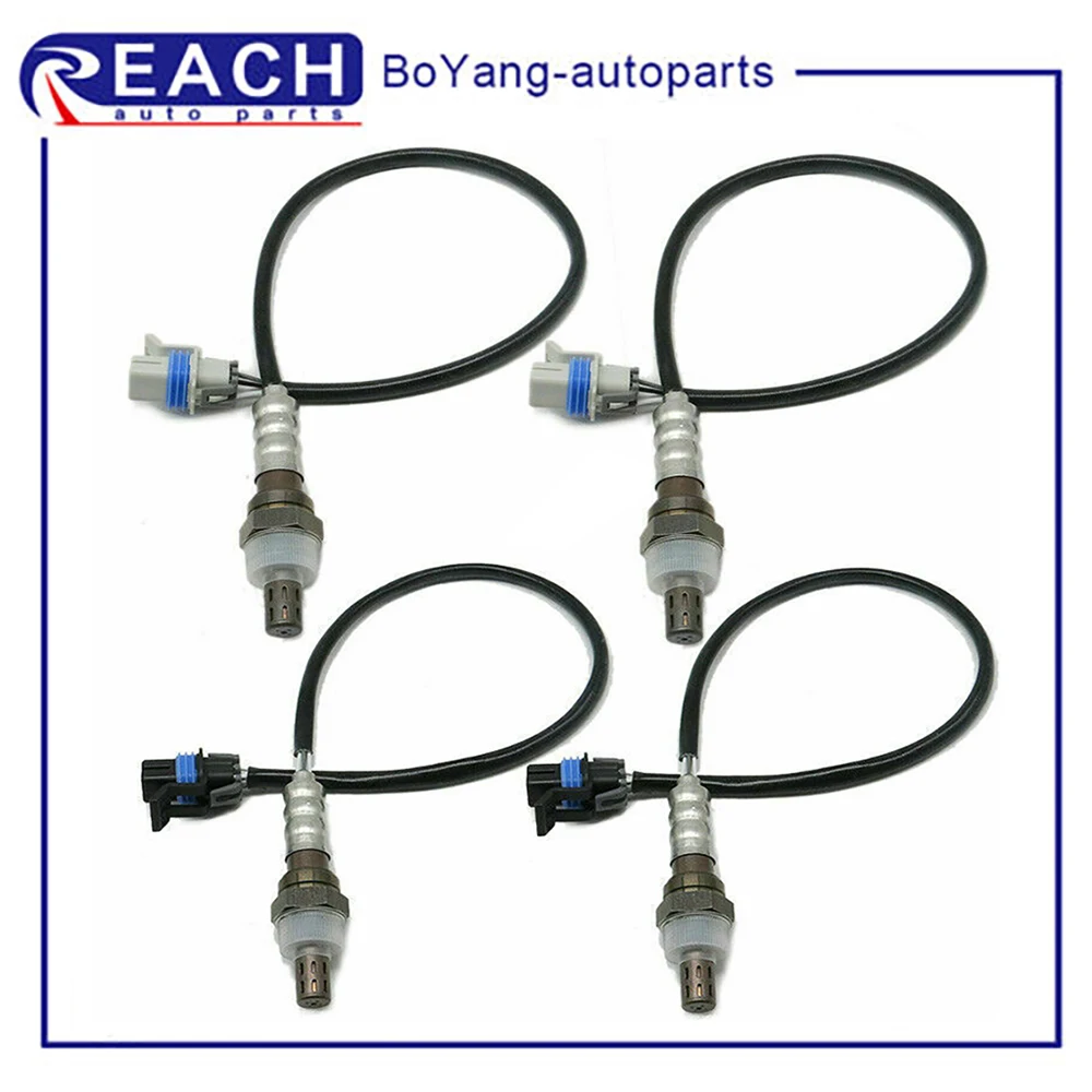 

4pcs Lambda O2 Oxygen Sensor Upstream Front Downstream for Chevrolet Express 1500 2500 3500 GMC Savana Car Replacement 234-4651