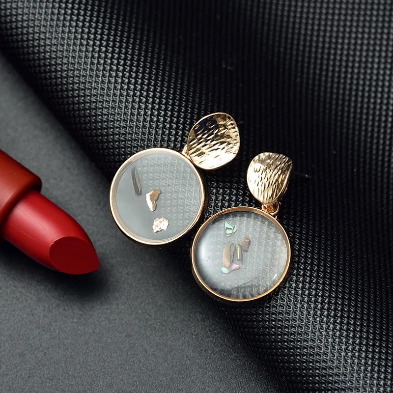 Изысканные Винтажные серьги 2019 геометрические в виде ракушек для женщин и