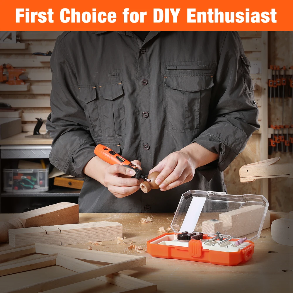 ValueMax 43 шт. беспроводной мини шлифовальный станок с USB зарядкой перезаряжаемая