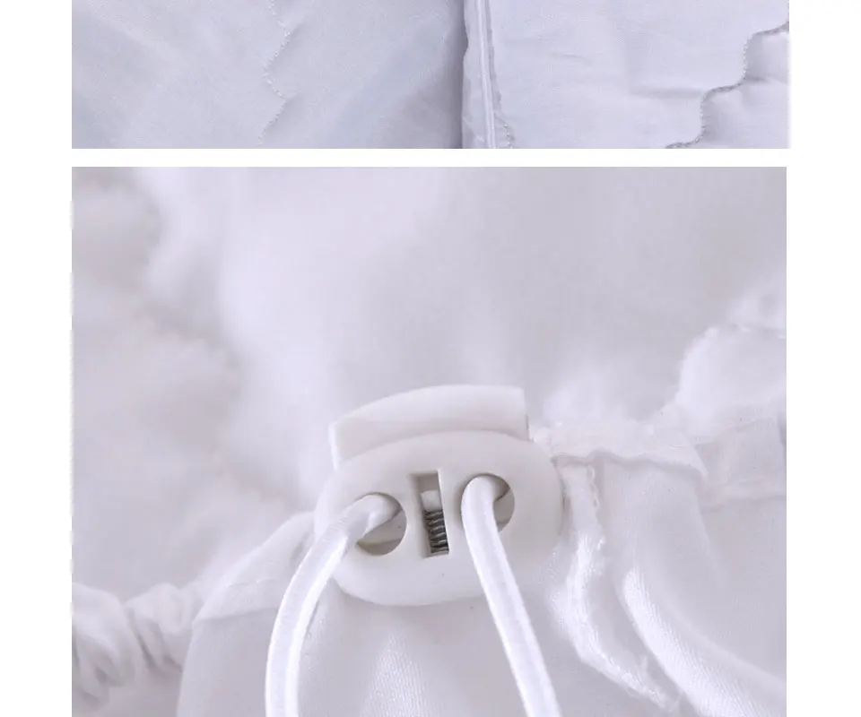 Белый коврик для матраса толстый защитный чехол 100% защита клеветовый