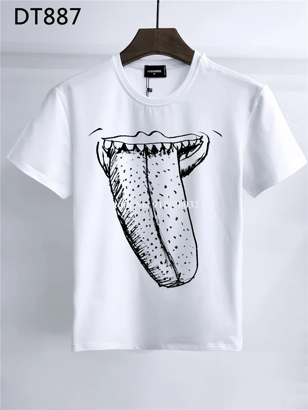 

Dsquared2 T-Shirt D2 Men Print Top Tees Dsq2 Short Sleeve DT887