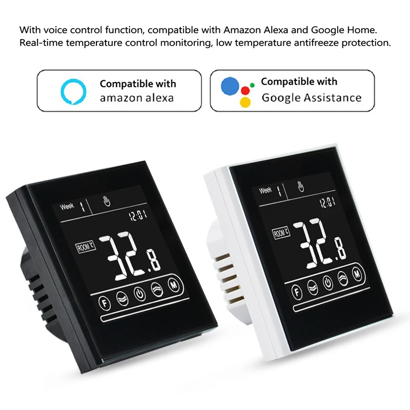 

Smart Home WiFi Smart Thermostat Electric Floor Heating Water Boiler Temperature Controlle