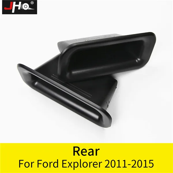 11-15 Rear JHO Автомобильная дверная ручка Органайзер коробка для хранения для 2011- Ford Explorer XLT Limited Sport Platinum 13 12 - Название цвета: 11-15 Rear