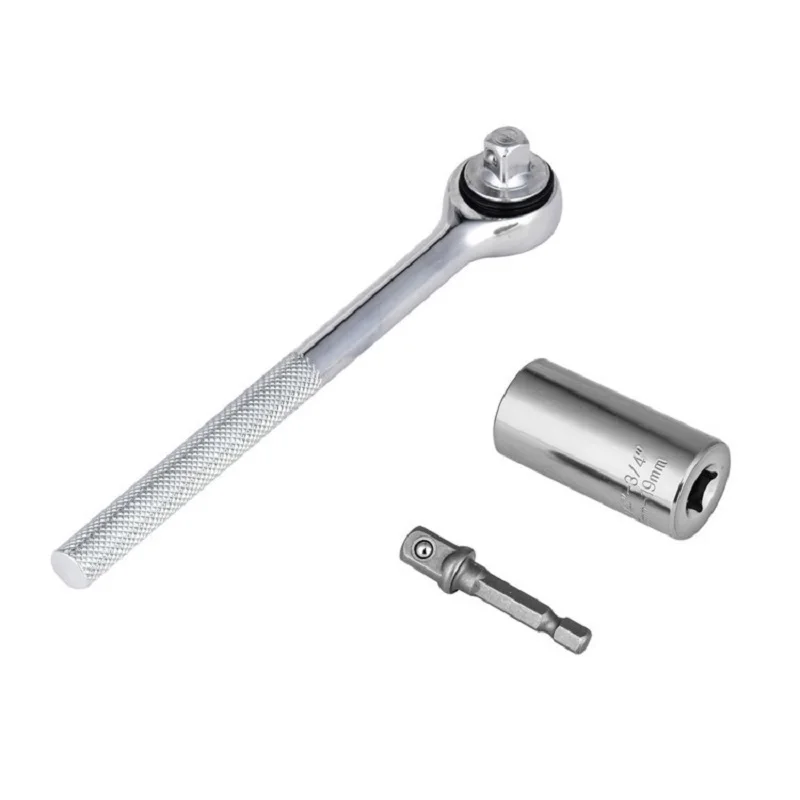 Универсальный динамометрический ключ комплект головок 7-19 мм для электродрели