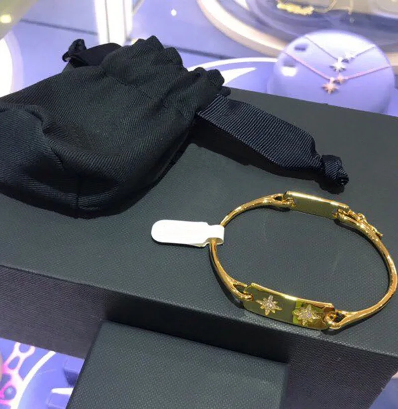 Новое поступление 2020 европейские классические браслеты со звездами брендовые