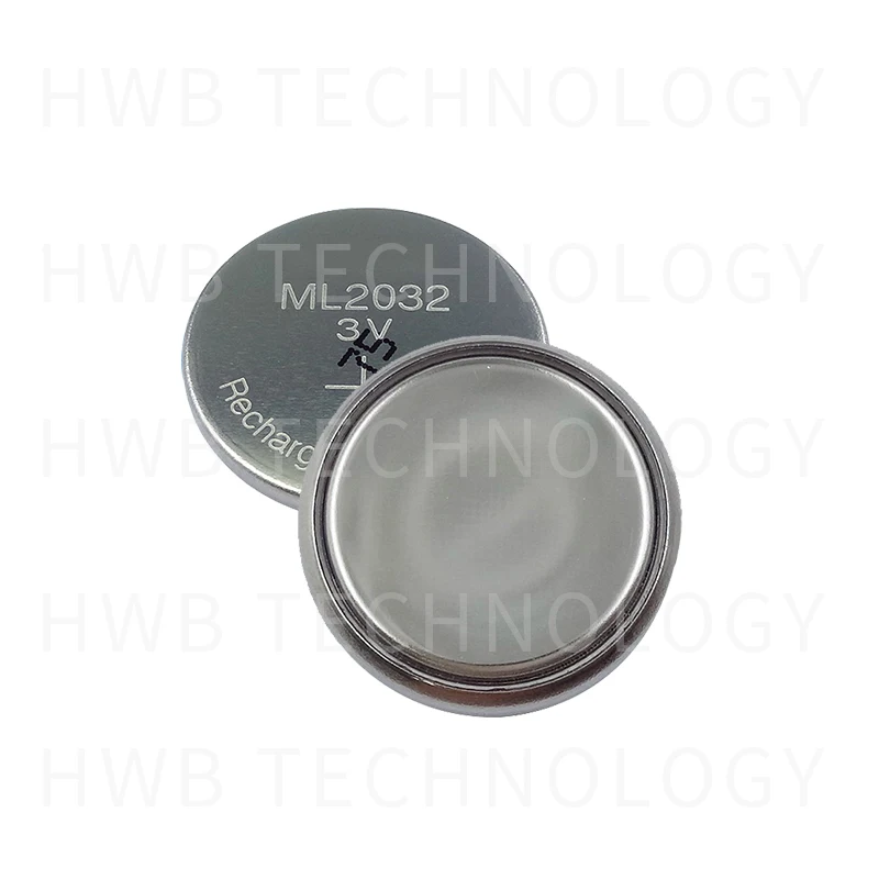 10PCS/LOT New Original ML2032 3V Rechargeable lithium battery button cell batteries (ML2032) | Электроника
