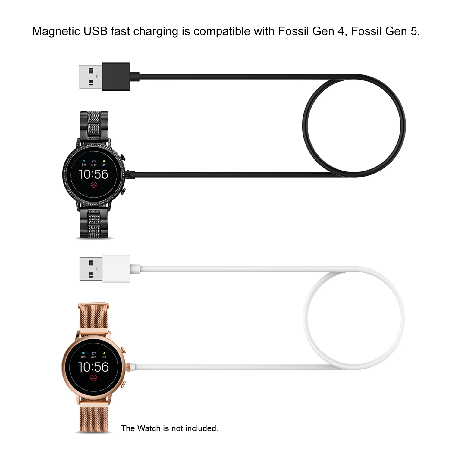 Портативный Беспроводной USB-кабель для зарядки 1 м/3 3 фута умное быстрое зарядное