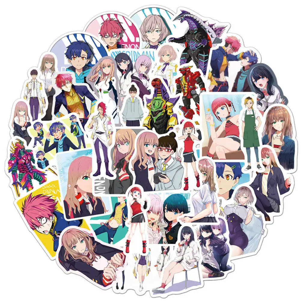 

10/30/50PCS Cartoon Anime Cute Character Graffiti Hand Account Material Luggage Waterproof Sticker Toy Decoration Wholesale