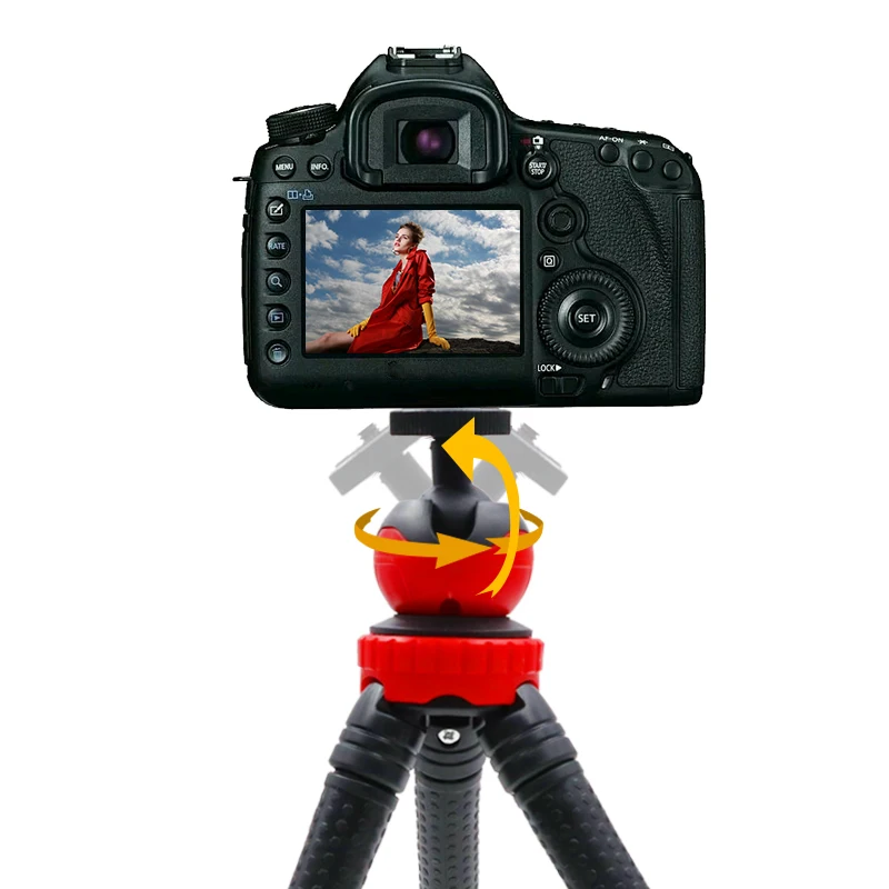 Мощный штатив кронштейн Портативный Гибкий для GOpro DJI штативы смартфонов