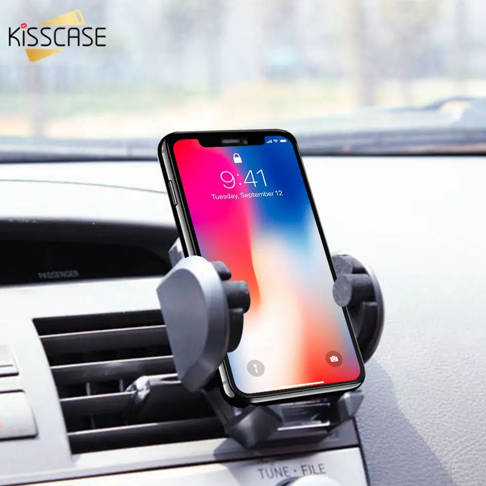 KISSCASE автомобильный держатель для телефона на присоске 360 крепление подставка без