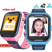 4g network wifi gps sos smart watch kids voice video mobile phone call sports ip67 waterproof alarm clock camera baby smartwatch