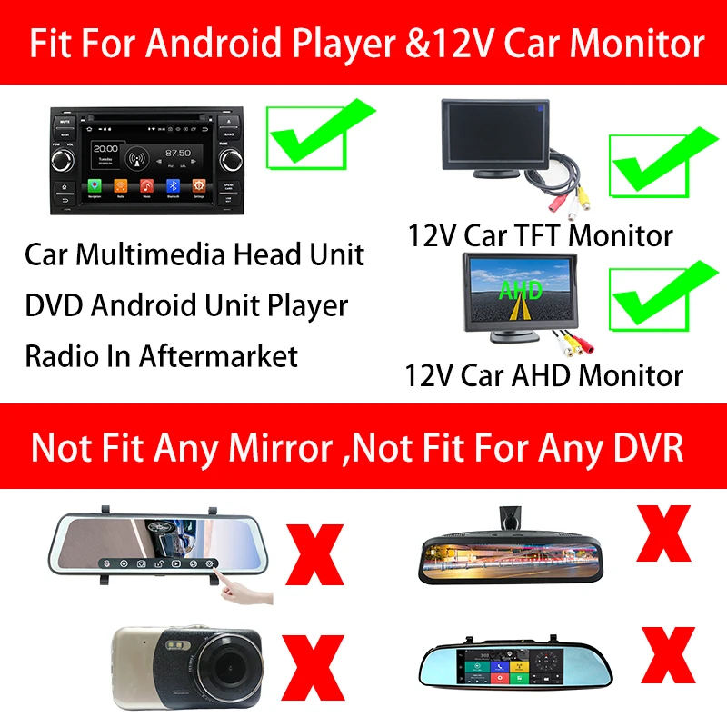 Автомобильная камера заднего вида объектив рыбий глаз HD зеркальное изображение 4