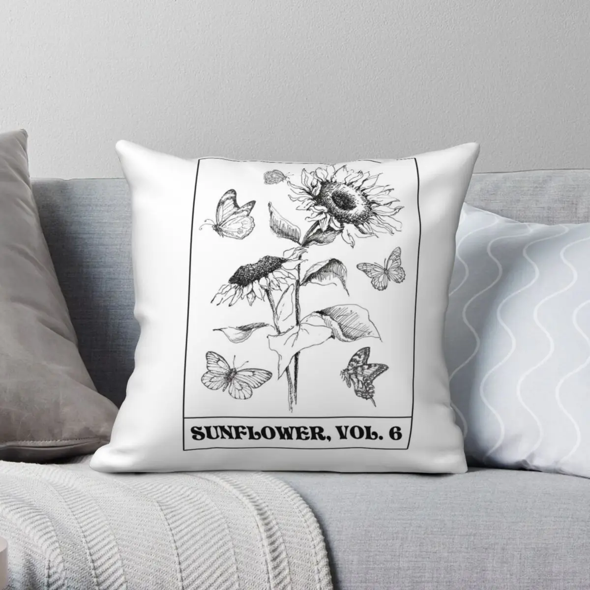 

Sunflower Vol 6 Pillowcase Polyester Linen Velvet Printed Zip Decor Bed Cushion Cover Wholesale