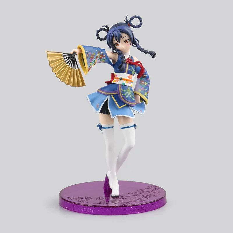 Забавная фигурка! Love Live The School Idol Movie Sonoda кимоно Уми ПВХ 17 см игрушки мультяшная
