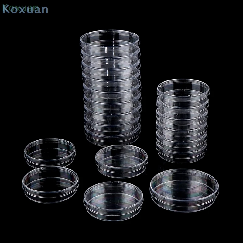 10Pcs 70mm Polystyrene Sterile Petri Dishes Bacteria Culture Dish for Laboratory Medical Biological Scientific Lab Supplies |