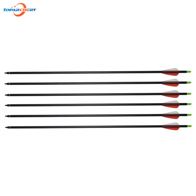 Стрелы из лука 30 дюймов со сменными наконечниками смешанные углеродные стрелы с
