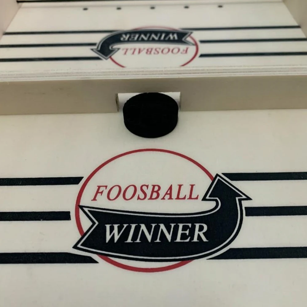 

Fast Hockey Sling Board Games Toys Party Family Fun Child Board- Wooden Slingpuck Table