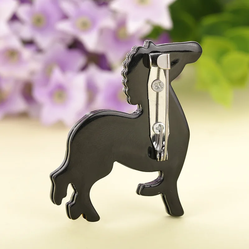 Детская/Женская Брошь Funmor из акрила с рисунком зебры