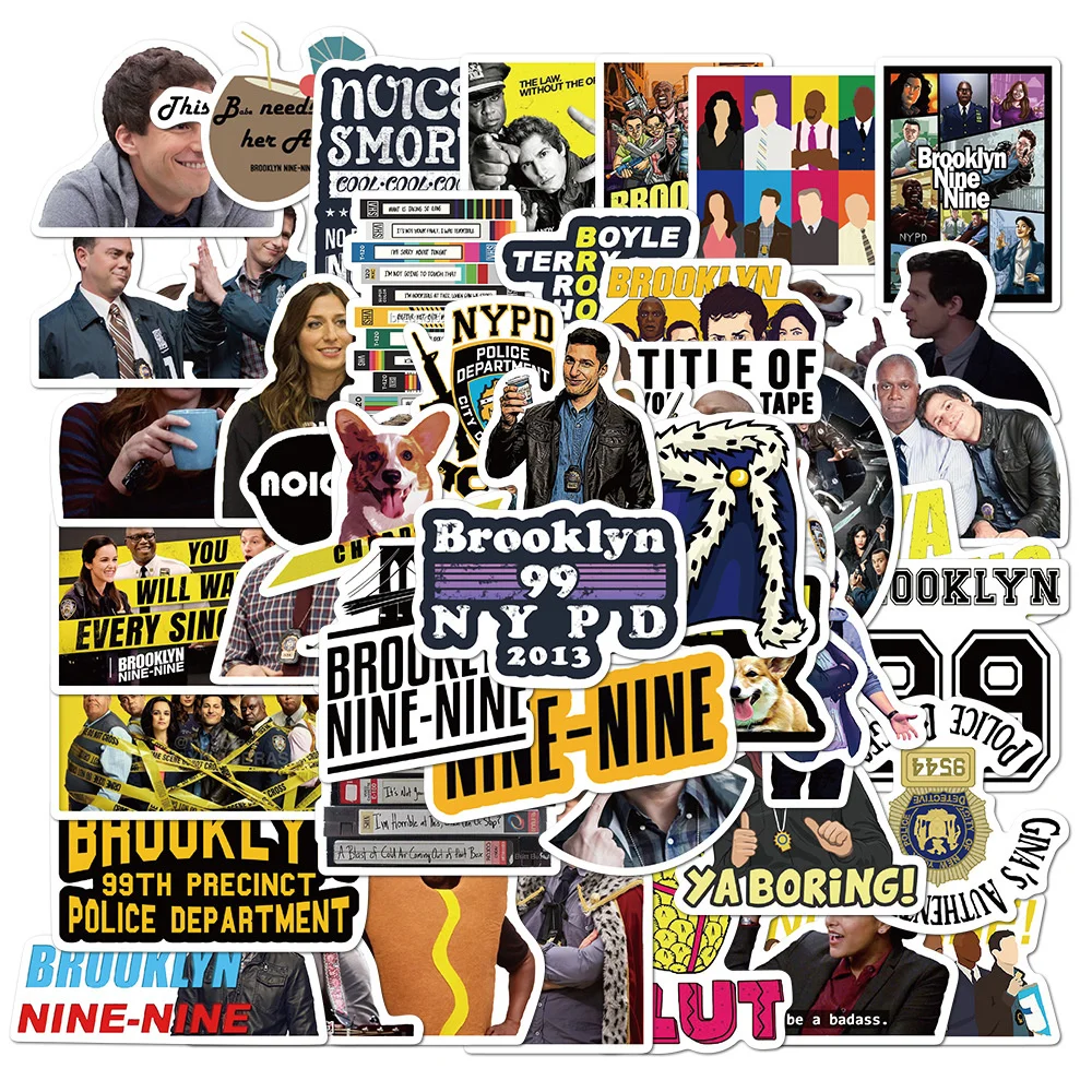 

10/30/50PCS American Drama God Annoying Police Detective Graffiti Stickers Waterproof Laptop Luggage Car Stickers Wholesale