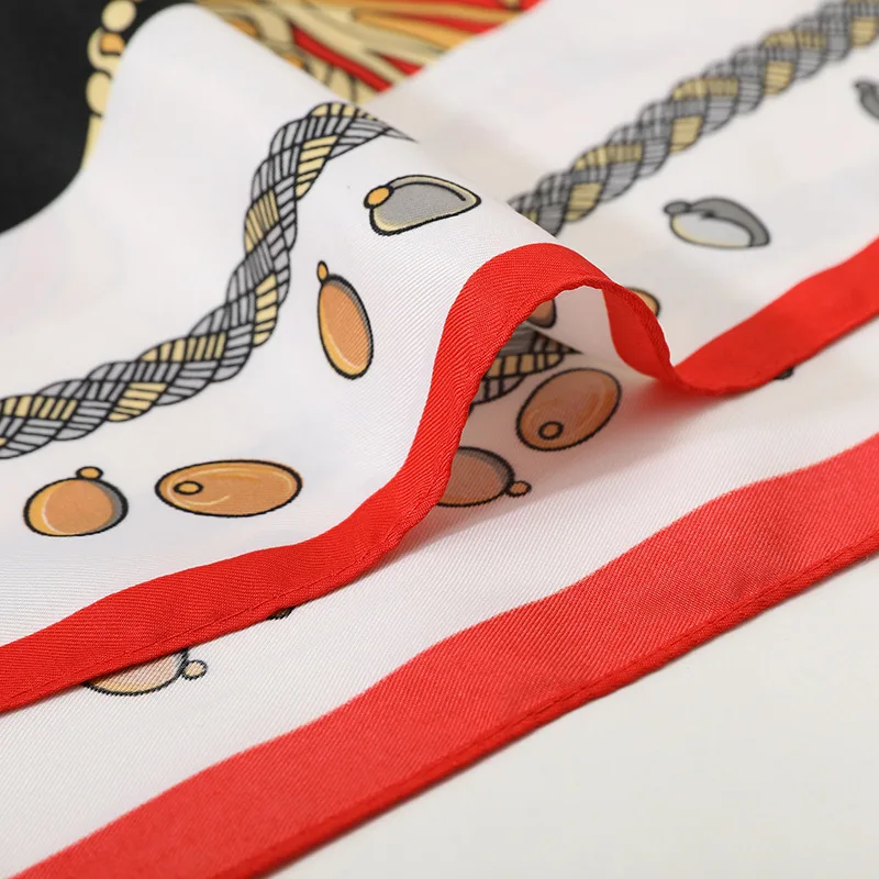 Женский шарф из 100% шелка Matagorda роскошный брендовый большого размера с цветами и