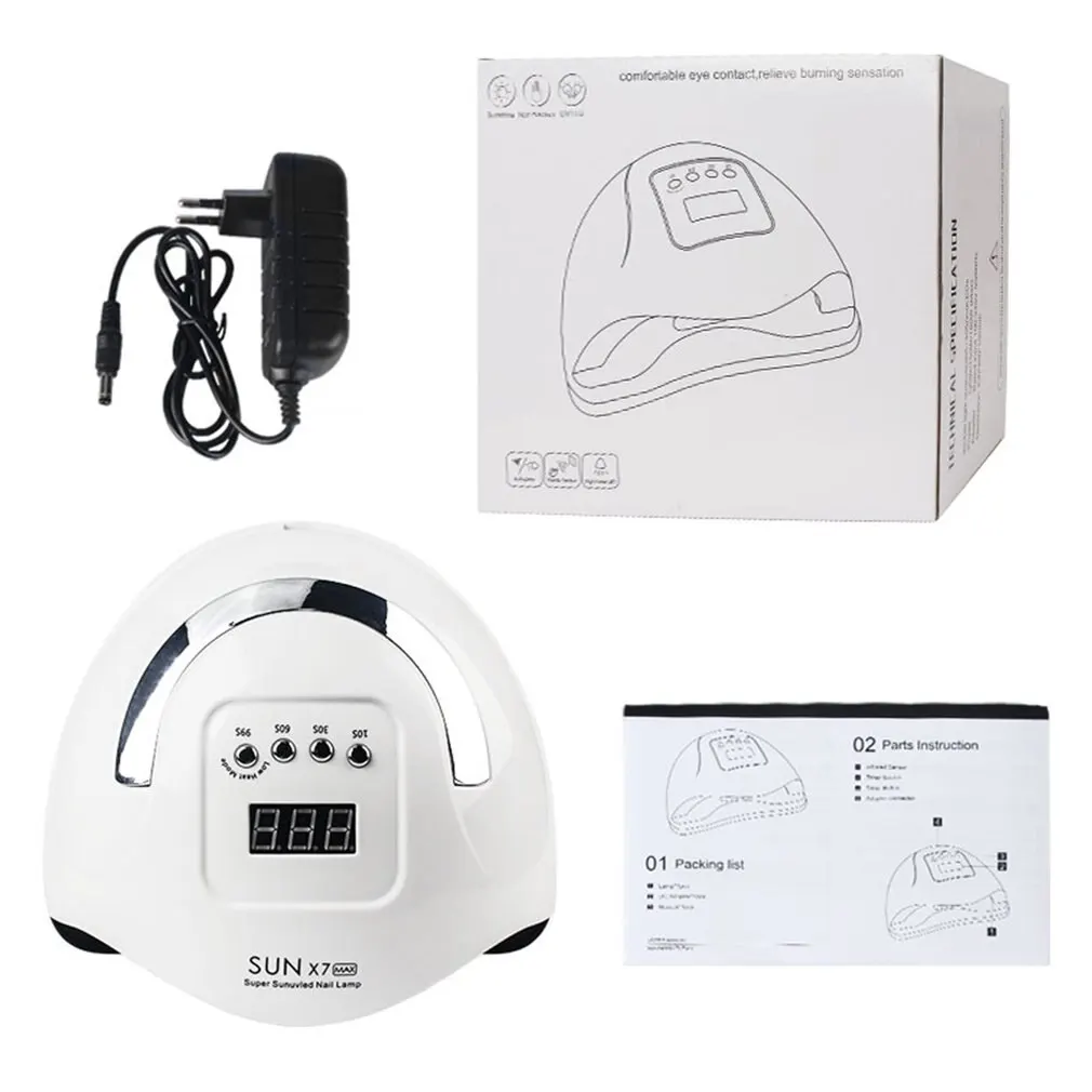 

Handle Nail Lamp Four Speed Intelligent Induction Phototherapy UV LED Lamp Nail Extension Polish Baking Light