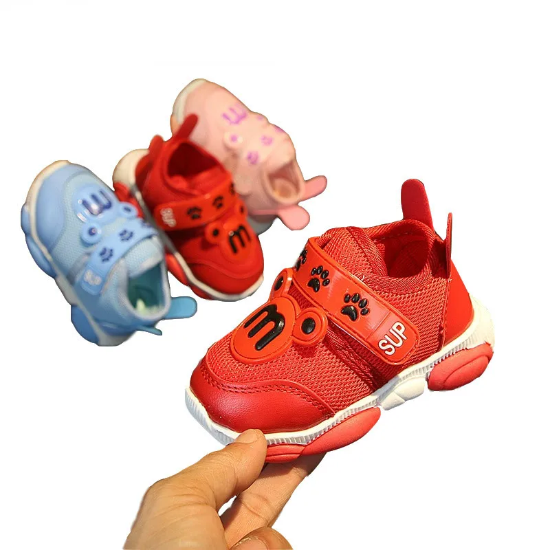 Стельки 11 5-13 5 см Весенняя детская сетчатая обувь с мягкой подошвой для малышей