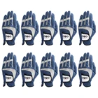 10 шт., мужские перчатки для гольфа, дышащие, синие, мягкие, брендовые перчатки для гольфа GOG, перчатка для левой руки, Прямая поставка