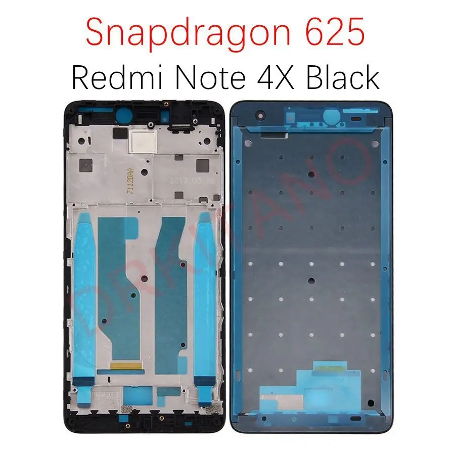 Для Redmi Note 4X Передняя рамка Note4 экран поддерживающий ободок для Xiaomi Redmi Note 4 Шасси передней рамы средняя пластина корпуса