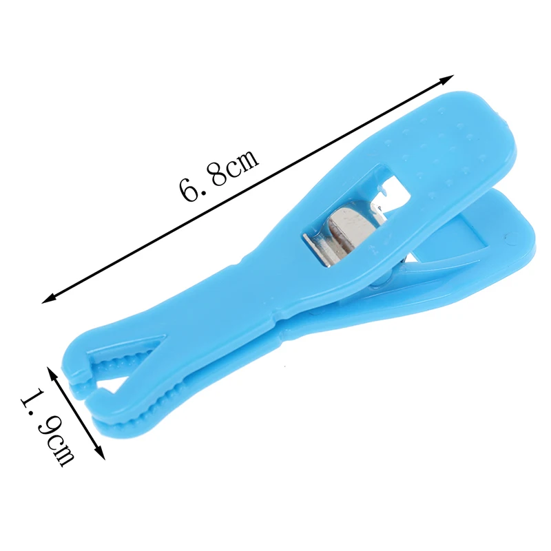 

1pc Temporary Tattoo Body Piercing Needle Slot Clip Disposable Body Piercing Needle Slot Sterile Blue Piercing Clip Tattoo Tool