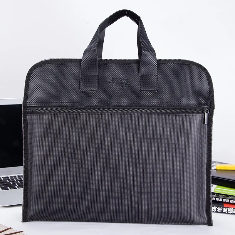 

Waterproof Office Leather Storage Bag New Style Business Oxford Cloth Handbag Multi-functional Fashion Briefcase
