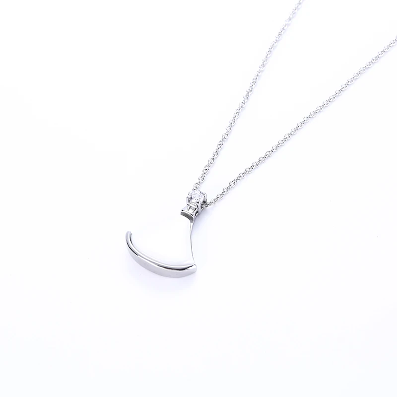 LOSTSOUL New Ins Simple Stylish ceramic Pendant Stainless steel necklace High Quality Small fresh Female Jewelry Gifts | Украшения и