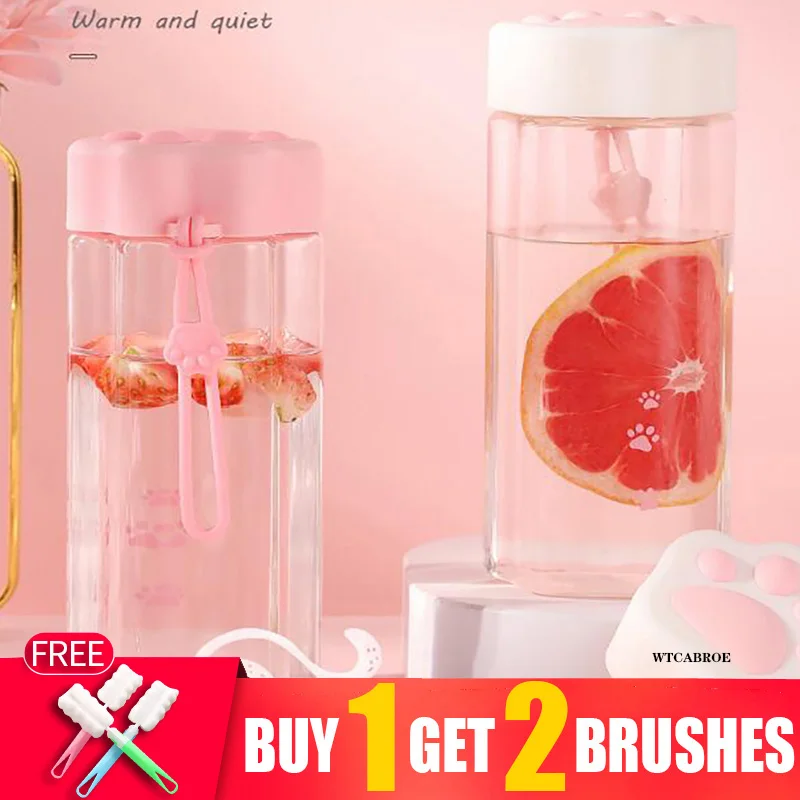 

Многоразовая бутылка для воды, 507 мл, без БФА, милая тыква, бутылки для воды, Необычные компактные бутылки для чая