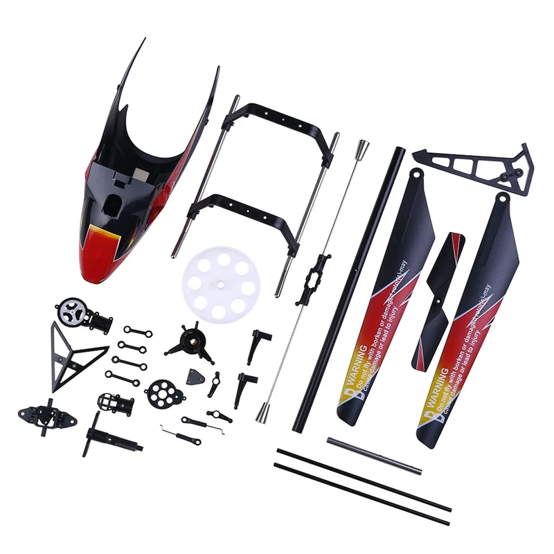 

for Wltoys V913 Canopy Landing Skid Main Gear Connect Buckles Swashplate Tail Blade Spare Parts for V913 2.4G 4CH RC Helicopter