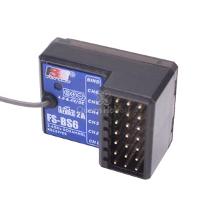 Приемник FS-BS6, 6 каналов, встроенный гироскоп, отказоустойчивый для передатчика Flysky FS GT5 FS-GT5, запчасти для радиоуправляемых автомобилей