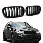 Автомобильная решетка радиатора, черная глянцевая, 1 пара, для BMW X5 F15 2013-2018