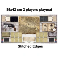 arkham horror 2 players playmat table mat board card games big mousepad custom playmat for tcg trading card game stitched edges