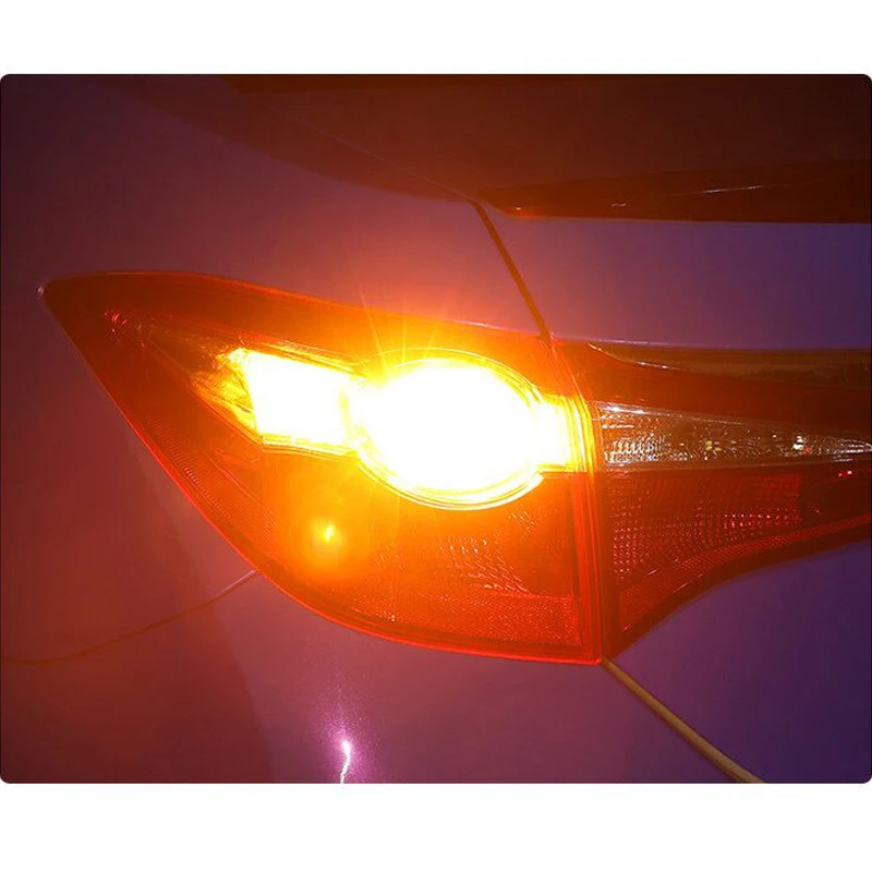 Дорк светодиодный светильник p21w py21w s w5w 144smd с can bus автомобильный лампы 1156 BA15S BAU15S T20