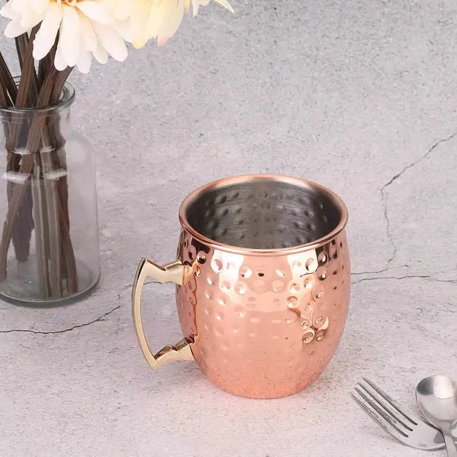 400 мл из нержавеющей стали кованый кружка кофейная чашка пивная для