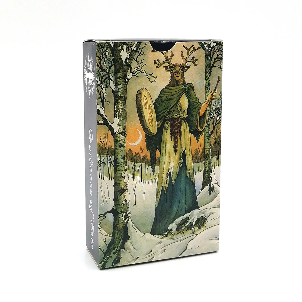 

unique shining nature Tarot Cards Deck wild Guidebook Card Fate Divination Game Tarot Deck For Party Holiday Gift Board Games