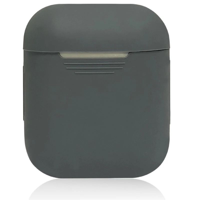 Dark-grey Briame ТПУ силиконовый Bluetooth беспроводной чехол для наушников для AirPods защитный чехол Аксессуары для Apple Airpod зарядная коробка - Цвет: Dark-grey