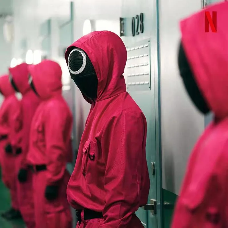 

Новый костюм для ролевых игр на Хэллоуин, карнавальный красный цельный костюм